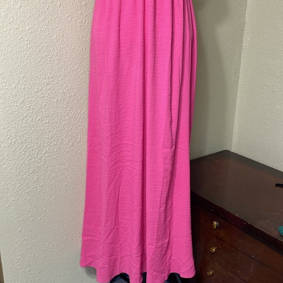 NWT Lush Beautiful Pink Maxi Dress with Cutouts Size S - Picture 3 of 14